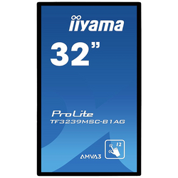Iiyama ProLite TF3239MSC-B1AG LED monitor 81.3 cm (32 palec) Energetická třída (EEK2021) G (A - G) 1920 x 1080 Pixel Full HD 8 ms VGA, DisplayPort, HDMI™, Audio-Line-in , Audio-Line-out , USB, RJ45 , RS232c AMVA3-LED