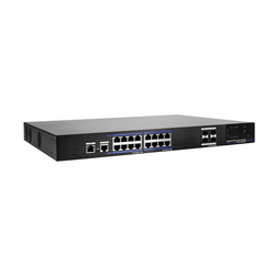 ABUS ITAC10120 19" síťový switch 16 portů funkce PoE