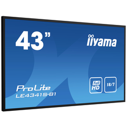 Iiyama ProLite LED monitor 108 cm (42.5 palec) Energetická třída (EEK2021) G (A - G) 1920 x 1080 Pixel Full HD 8 ms HDMI™, VGA, USB, RS232, RJ45 IPS LED