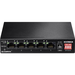 EDIMAX  ES-5104PH V2  Edimax ES-5104PH V2  síťový switch  5 portů  100 MBit/s  funkce PoE