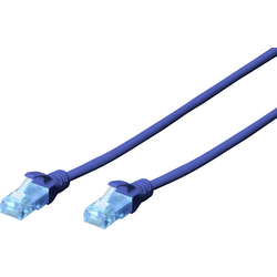 Digitus DK-1511-030/B RJ45 síťové kabely, propojovací kabely CAT 5e U/UTP 3.00 m modrá  1 ks