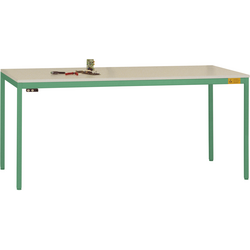 Manuflex LD1918.6011 ESD pracovní stůl UNIDESK s Melaminplatte, rezedově zelená RAL 6011, Šxhxv = 1600 x 800 x 720-730 mm  rezedově zelená (RAL 6011)