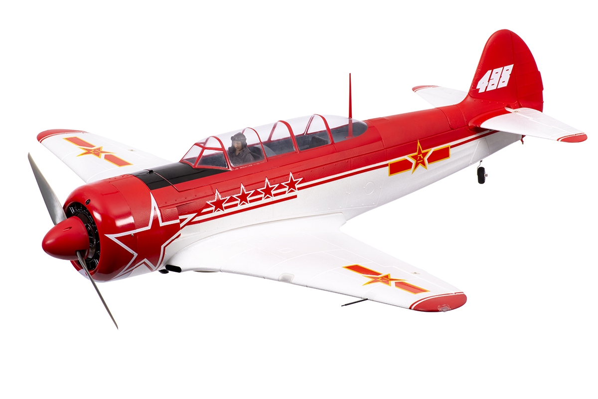 PELIKAN Yak-11 1450mm ARF Červeno/Bílý