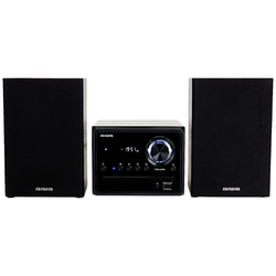 Aiwa MSBTU-300 stereo systém Bluetooth, AUX, CD, USB, FM,  2 x 10 W černá
