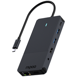 Rapoo 00217693 USB-C® mini dokovací stanice Vhodné pro značky (dokovací stanice pro notebook): univerzální  napájení USB-C®