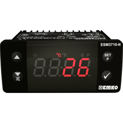 Emko ESM-3710-N.5.14.0.1/00.00/2.0.0.0 2bodový regulátor termostat Pt1000 -50 do 400 °C relé 16 A (d x š x v) 65 x 76 x 35 mm