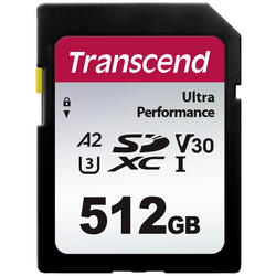 Transcend TS64GSDC340S paměťová karta SDXC 512 GB A1 Application Performance Class, A2 Application Performance Class, v30 Video Speed Class, UHS-Class 3 nárazuvzdorné, vodotěsné