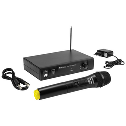 Omnitronic VHF-101 ruční řečnický mikrofon Druh přenosu:bezdrátový