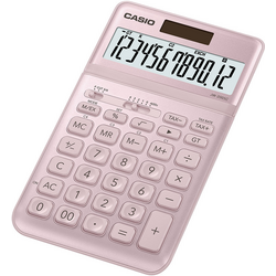 Casio JW-200SC stolní kalkulačka růžová Displej (počet míst): 12 solární napájení, na baterii (š x v x h) 109 x 11 x 184 mm