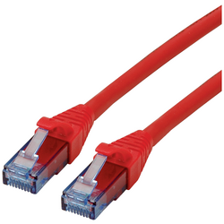 Roline 21.15.2710 RJ45 síťové kabely, propojovací kabely CAT 6A U/UTP 0.50 m červená  1 ks