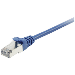 Equip 605535 RJ45 síťové kabely, propojovací kabely CAT 6 S/FTP 7.50 m modrá pozlacené kontakty 1 ks