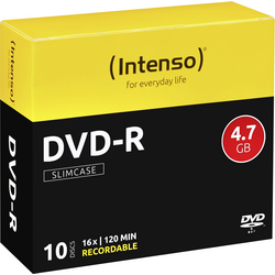Intenso 4101652 DVD-R 4.7 GB 10 ks Slimcase