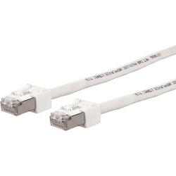 Metz Connect 13084V3088-E RJ45 síťové kabely, propojovací kabely CAT 6 S/FTP 3.00 m bílá stíněný, bez halogenů, flexibilní provedení 1 ks