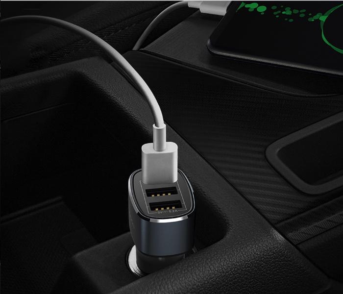 5V 5.2A Triple-USB Car Charger STABLECAM