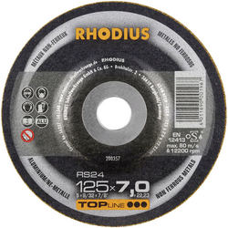Rhodius 200349 RS24 brusný kotouč lomený Průměr 115 mm Ø otvoru 22.23 mm neželezné kovy 1 ks