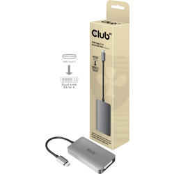 club3D CAC-1510 USB adaptér [1x USB-C® zástrčka - 1x DVI-D spojka] hliník