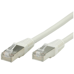 Value 21.99.0101 RJ45 síťové kabely, propojovací kabely CAT 5e F/UTP 1.00 m šedá  1 ks