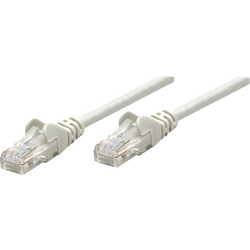 Intellinet 340373 RJ45 síťové kabely, propojovací kabely CAT 6 U/UTP 1.00 m šedá 1 ks
