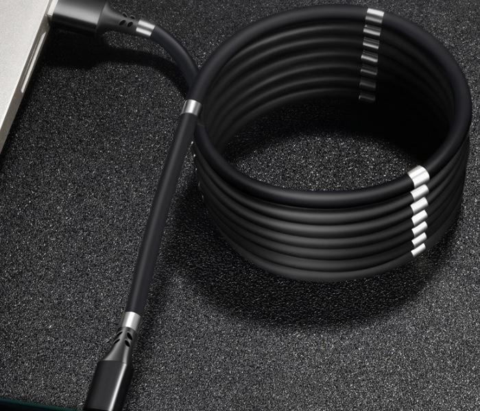 Magnetický samonavíjecí USB nabíjecí kabel (Micro USB) (180 cm) STABLECAM