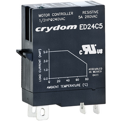 Crydom polovodičové relé ED24C5R 5 A Spínací napětí (max.): 280 V/AC okamžité spínání 1 ks