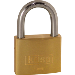Kasp K12050SD visací zámek 50 mm zlatožlutá na klíč