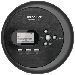 TechniSat DIGITRADIO CD 2GO BT, schwarz CD-rádio DAB+, FM Bluetooth, CD černá