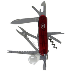 Victorinox SwissChamp 1.6795.T švýcarský kapesní nožík  počet funkcí 33 červená (transparentní)