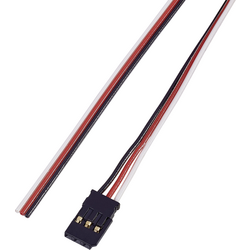 servo kabel [1x Futaba zásuvka - 1x kabel s otevřenými konci] 0.14 mm² plochý Modelcraft