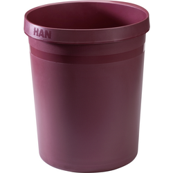 HAN GRIP KARMA 18198-17 odpadkový koš 18 l (Ø x v) 312 mm x 350 mm recyklovaný plast Ekologická červená 1 ks