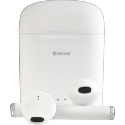 Denver TWE-46  špuntová sluchátka Bluetooth®  bílá