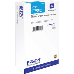 Epson Ink T7552 originál  azurová C13T755240