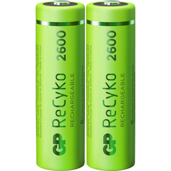 GP Batteries ReCyko+ HR06 akumulátor AA, Ni-MH, 2600 mAh, 1.2 V, 2 ks