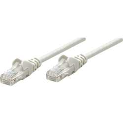 Intellinet 336734 RJ45 síťové kabely, propojovací kabely CAT 6 U/UTP 10.00 m šedá 1 ks