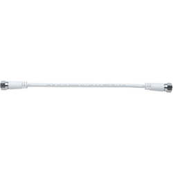 Axing antény, SAT kabel [1x F zástrčka - 1x F zástrčka] 0.50 m 85 dB  bílá