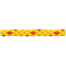 polypropylenová šňůra pleteno (Ø x d) 8 mm x 150 m dörner + helmer 190081 žlutá, červená