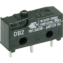ZF DB2C-C1AA mikrospínač DB2C-C1AA 250 V/AC 10 A 1x zap/(zap)  bez aretace 1 ks