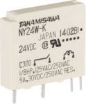 Úzké miniaturní relé série NY Takamisawa NY-05W-K-IE, 5 A 125 V/DC/270 V/AC 750 VA/90 W