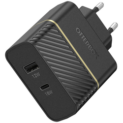 Otterbox Premium Fast Charge Wall Charger (Propack) nabíječka na telefon s funkcí rychlonabíjení USB-A, USB-C®  černá