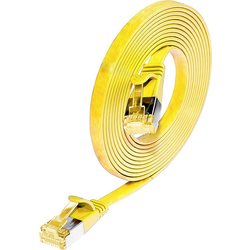 Wirewin 9120042366924 RJ45 síťové kabely, propojovací kabely CAT 6A S/STP 1.00 m žlutá  1 ks