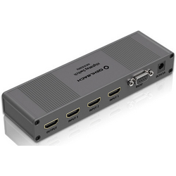 Oehlbach Highway Switch 1 na 3 HDMI přepínač pozlacené kontakty 3840 x 2160 Pixel