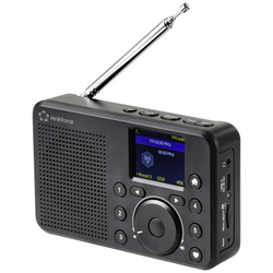 Renkforce RF-IR-200 internetové stolní rádio internetové, DAB+, FM Bluetooth, DLNA, SD, internetové rádio  s akumulátorem černá