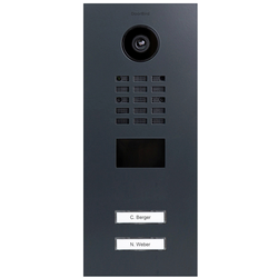 DoorBird  D2102V    domovní IP/video telefon  LAN  venkovní jednotka    nerezová ocel, RAL 7016 (hedvábný mat)