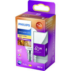 Philips Lighting 871951432447300 LED Energetická třída (EEK2021) D (A - G) E14 kapkový tvar 3.4 W = 40 W teplá bílá (Ø x d) 45 mm x 80 mm  1 ks