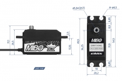 MIBO Drift King LP Programmable (RWD Drift Spec/18.0kg/8.4V) Brushless Servo
