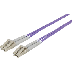 Intellinet 750882 optické vlákno optické vlákno kabel [1x zástrčka LC - 1x zástrčka LC] 50/125 µ Multimode OM4 2.00 m