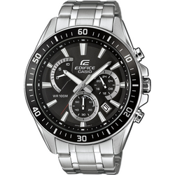 Casio chronografické náramkové hodinky EFR-552D-1AVUEF (d x š x v) 53 x 47 x 12.3 mm stříbrná Materiál pouzdra=nerezová ocel materiál řemínku=nerezová ocel
