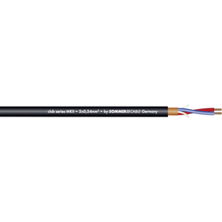 Sommer Cable 200-0051 mikrofonový kabel  2 x 0.34 mm² černá metrové zboží