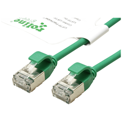 Roline green 21443335 RJ45 síťové kabely, propojovací kabely CAT 6A U/FTP 2 m zelená 1 ks