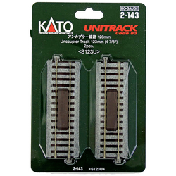 H0 Kato Unitrack 2-143 odpojovací kolej 123 mm 2 ks