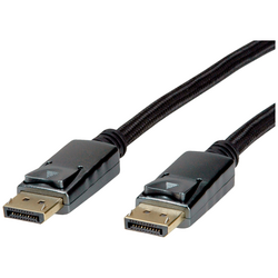 Roline DisplayPort kabel Konektor DisplayPort 3.00 m černá, stříbrná 11.04.5868 Ultra HD (8K) Kabel DisplayPort